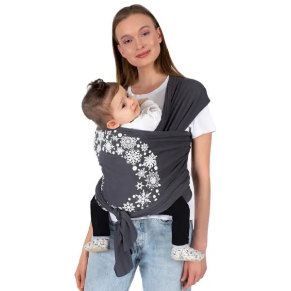 Переноска для детей Sevi Bebe Wrap Sling (8692241185626) 12 кг / Серый photo 1