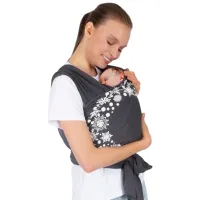 Marsupiu pentru copii Sevi Bebe Wrap Sling (8692241185626) 12 kg / Gray photo 3