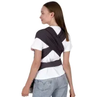 Marsupiu pentru copii Sevi Bebe Wrap Sling (8692241185626) 12 kg / Gray photo 4