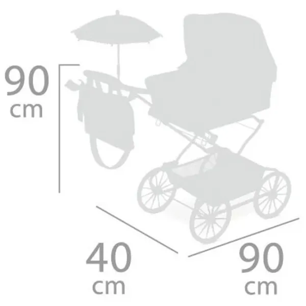 Cărucior pentru păpuși DeCuevas SKY 2020 82035  Pentru plimbare / 3+ photo 5