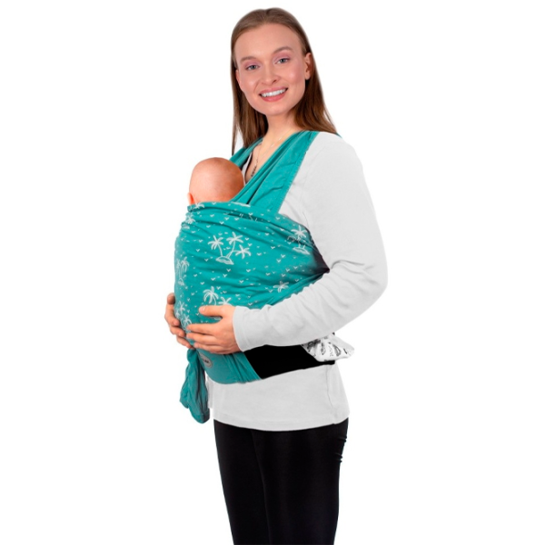 Marsupiu pentru copii Sevi Bebe 571 (8692241057183) 12 kg / Green photo 1