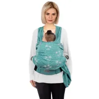 Marsupiu pentru copii Sevi Bebe 571 (8692241057183) 12 kg / Green photo 2
