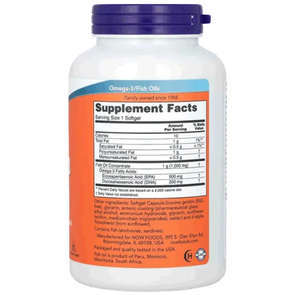 Vitamine și minerale Now Foods ULTRA OMEGA 3 (733739016621) 180 capsule photo 2 Vitamine și minerale Now Foods ULTRA OMEGA 3 (733739016621) 180 capsule photo 2