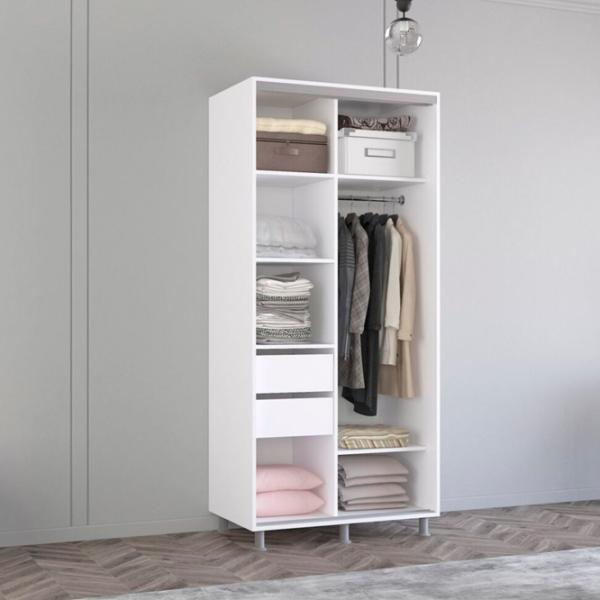 Шкаф Mobildor-Lux Aron K2 110 x 60см x 210 / ЛДСП / Antracit photo 2