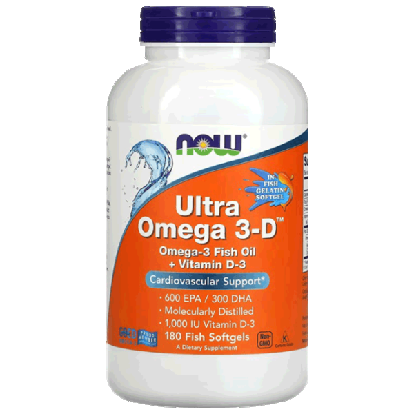 Витамины и минералы Now Foods ULTRA OMEGA 3-D (733739016645) 180 капсулы photo 1 Витамины и минералы Now Foods ULTRA OMEGA 3-D (733739016645) 180 капсулы photo 1