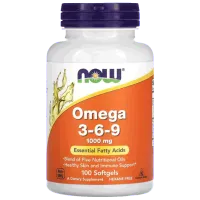 Витамины и минералы Now Foods OMEGA 3-6-9 (733739018359) 100 капсул