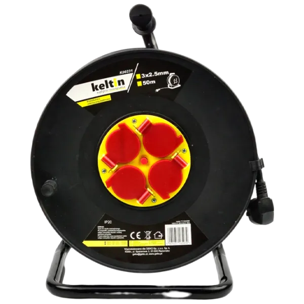 Удлинитель на катушке Keltin K00231 50 м Черный photo 2