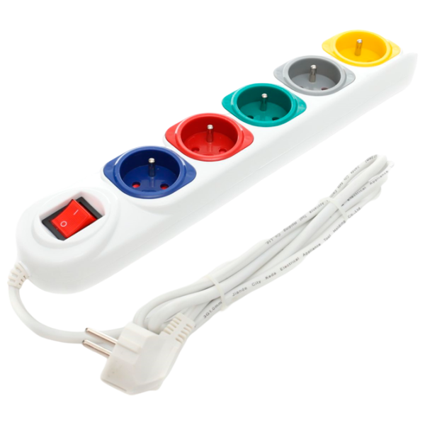 Удлинитель Kraft&Dele KD4010 5 м Белый photo 1