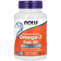 Витамины и минералы Now Foods Omega-3 (733739016508) 100 капсул
