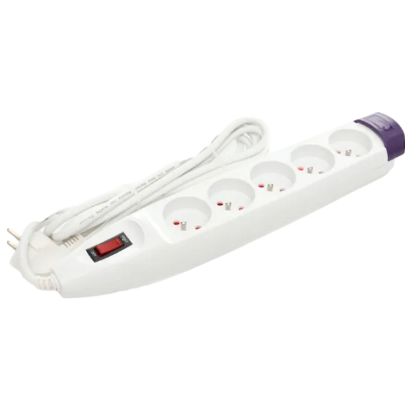 Удлинитель Kraft&Dele Professional KD4014 5 м Белый photo 1
