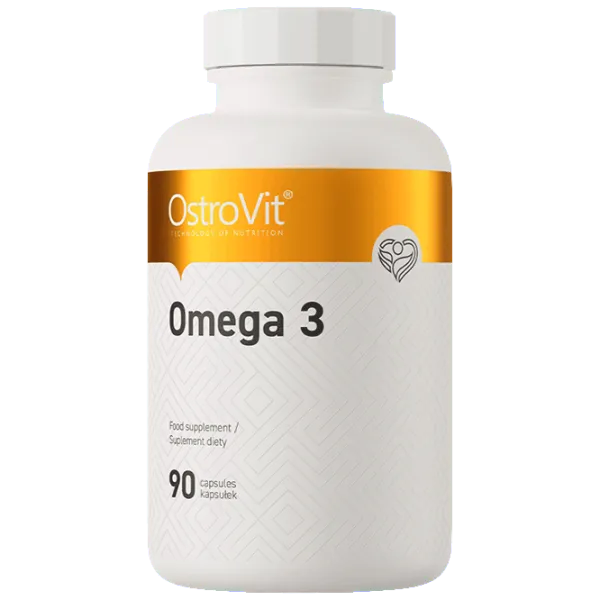 Vitamine și minerale OstroVit OMEGA 3 (5902232611045) 90 capsule photo 1 Vitamine și minerale OstroVit OMEGA 3 (5902232611045) 90 capsule photo 1