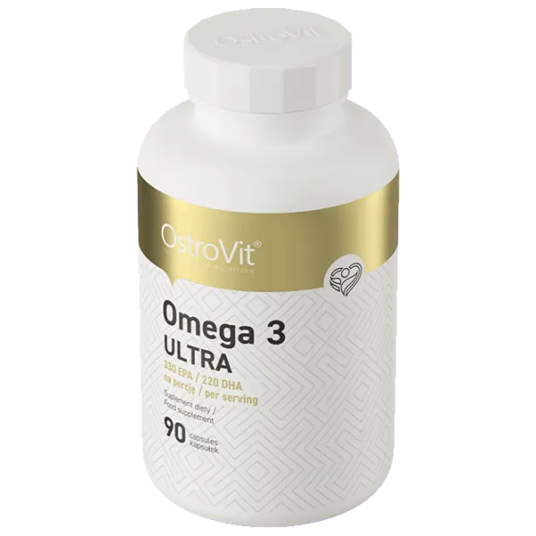 Vitamine și minerale OstroVit Omega 3 ULTRA (5902232619041) 90 capsule photo 2