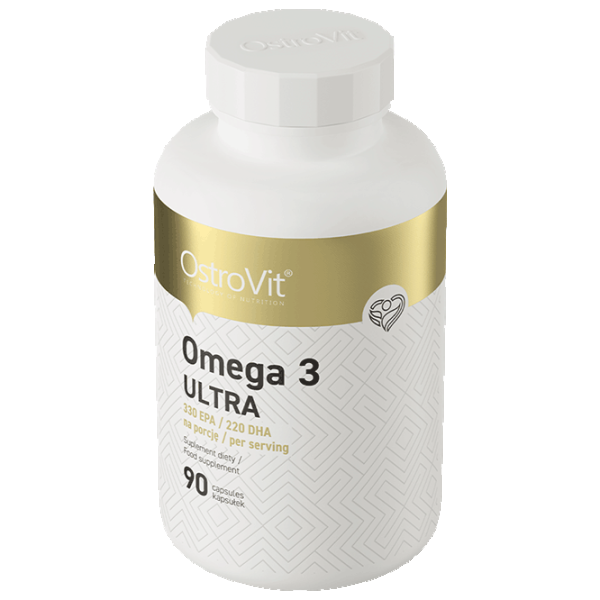 Vitamine și minerale OstroVit Omega 3 ULTRA (5902232619041) 90 capsule photo 2