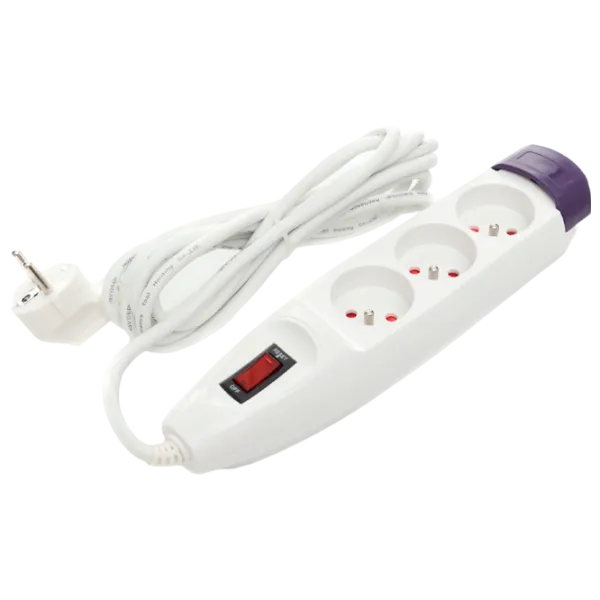 Удлинитель Kraft&Dele Professional KD4011 3 м Белый photo 1