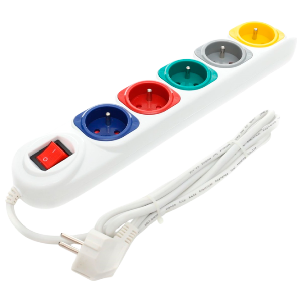Prelungitor Kraft&Dele KD4008 1.5 m White photo 1