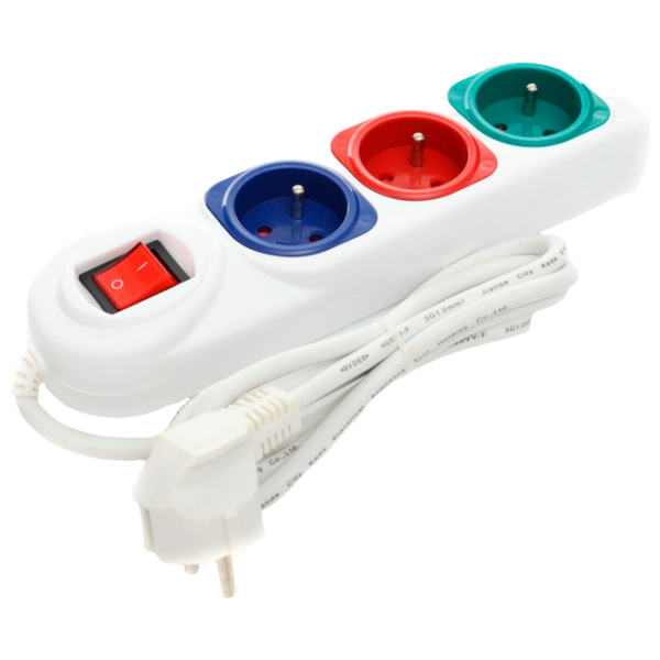 Удлинитель Kraft&Dele KD4007 5 м Белый photo 1