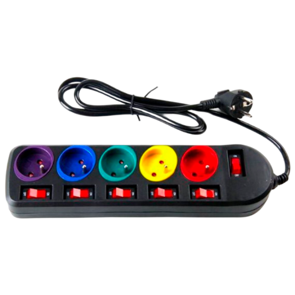 Удлинитель Kraft&Dele KD4002 5 м Черный photo 1