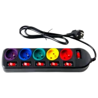 Prelungitor Kraft&Dele KD4002 5 m Black