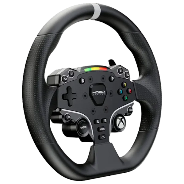 Volan Moza Racing R5 V2 Set Cu fir / 22 buttons / Black photo 2