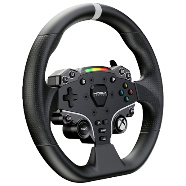 Volan Moza Racing R5 V2 Set Cu fir / 22 buttons / Black photo 2