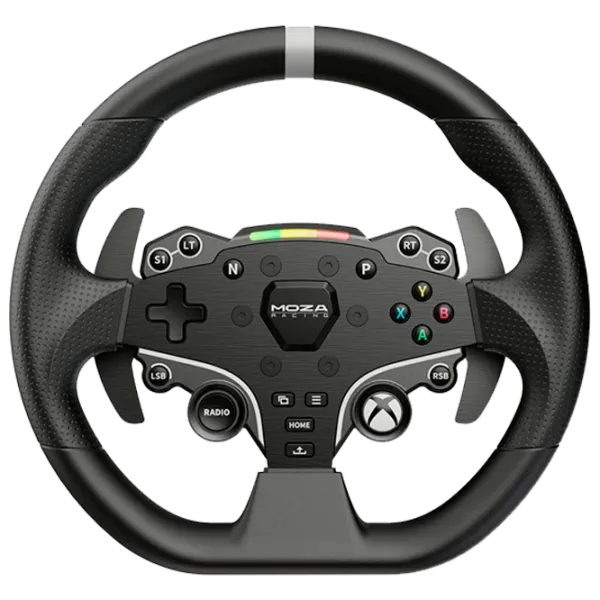 Volan Moza Racing R5 V2 Set Cu fir / 22 buttons / Black photo 9