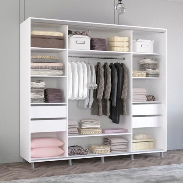 Шкаф Mobildor-Lux Aron K2 270 x 60см x 230 / ЛДСП / Antracit photo 3