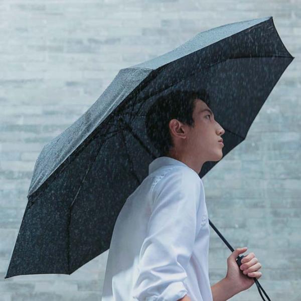 Umbrelă Ninetygo Oversized Portable Umbrella Automat / Gray photo 2