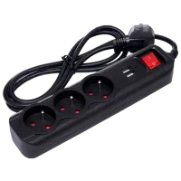 Prelungitor Kraft&Dele KD4032 3 m Black