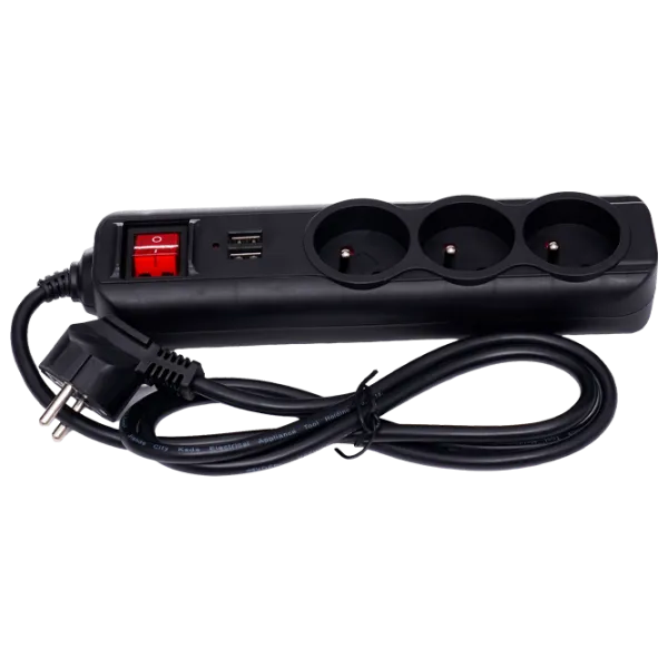 Prelungitor Kraft&Dele KD4032 3 m Black photo 2