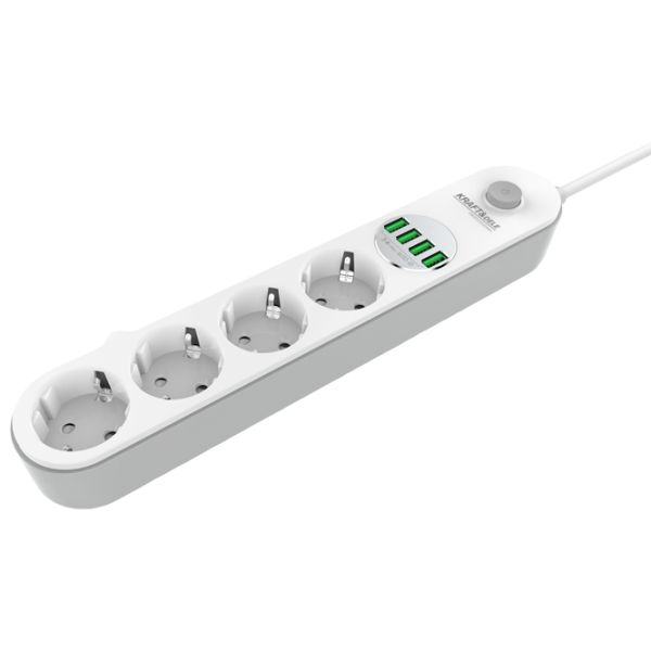 Prelungitor Kraft&Dele KD4030 2 m White photo 1