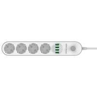 Удлинитель Kraft&Dele KD4030 2 м Белый photo 2