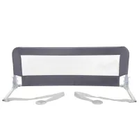 Barieră pentru pătuț DreamBaby F761  Grey / Textil