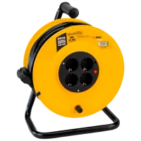 Prelungitor pe tambur Bormann BCR2230 50 m Yellow