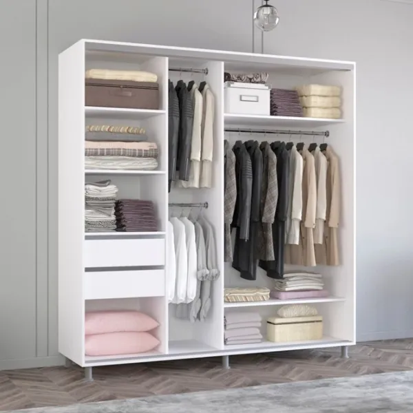 Dulap Mobildor-Lux Aron K2 210 x 60 x 200 / PAL / Antracit photo 3