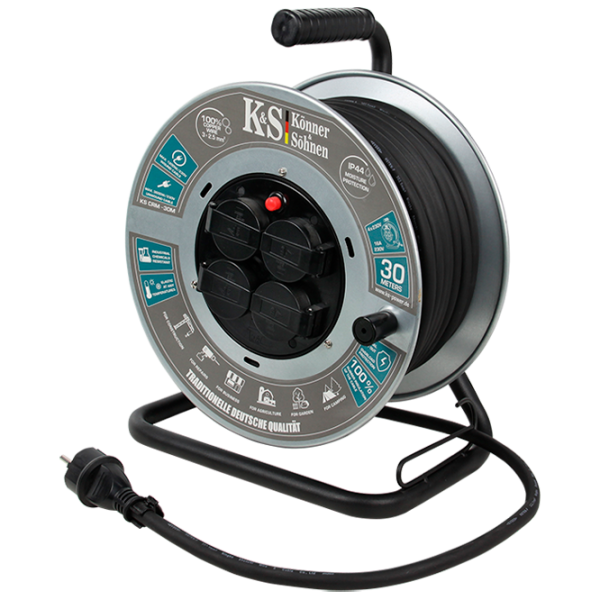 Удлинитель на катушке Könner & Söhnen KSCRM-30M 30 м Серый photo 3
