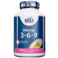 Витамины и минералы Haya Labs OMEGA 3-6-9 (854822007477) 100 капсул