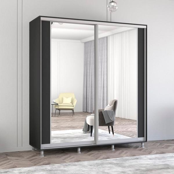 Dulap Mobildor-Lux Aron K2 210 x 60 x 240 / PAL / Antracit photo 2