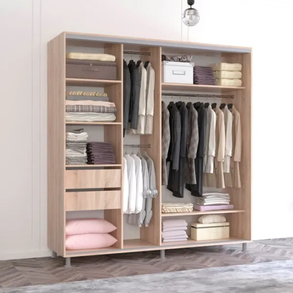 Шкаф Mobildor-Lux Aron 230 x 60см x 210 / ЛДСП / Sonoma photo 2