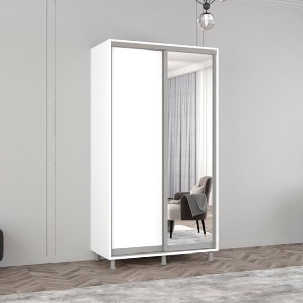 Dulap Mobildor-Lux Aron 130 x 60 x 240 / PAL / White photo 2