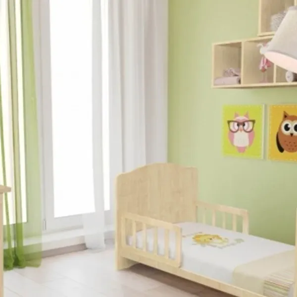 Барьер для кроватки Polini Kids 3040  Натуральное дерево / Дерево photo 2