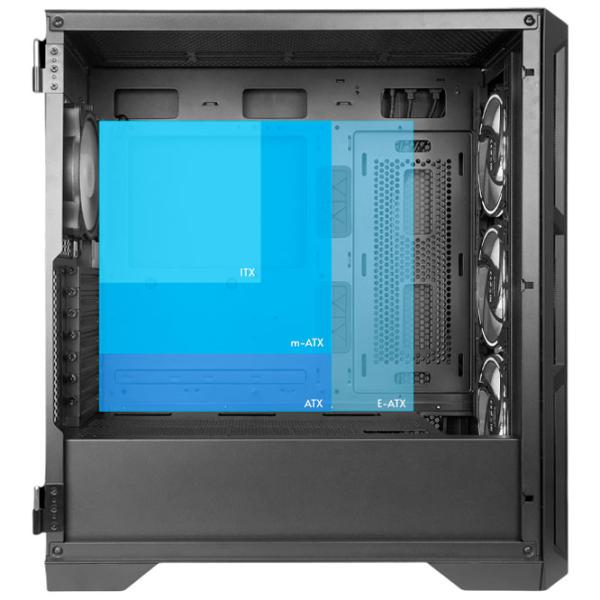 Carcasă Chieftec APEX Lumo Mid Tower / Black photo 10