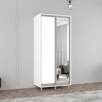 Dulap Mobildor-Lux Aron 110 x 60 x 230 / PAL / White photo 3