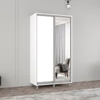 Dulap Mobildor-Lux Aron 130 x 60 x 230 / PAL / White photo 3