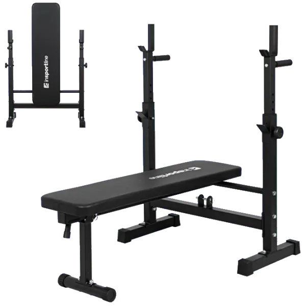 Bancă fitness Insportline Hero B30 Antrenamente de forță / Black photo 1