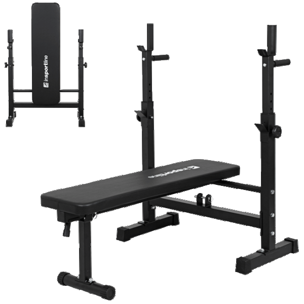 Bancă fitness Insportline Hero B30 Antrenamente de forță / Black photo 1