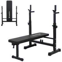 Bancă fitness Insportline Hero B30 Antrenamente de forță / Black