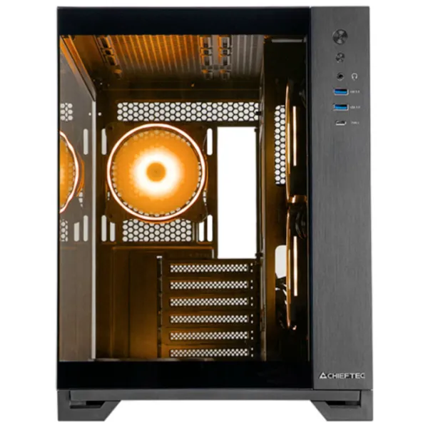 Carcasă Chieftec Visio Mid Tower / Black photo 2