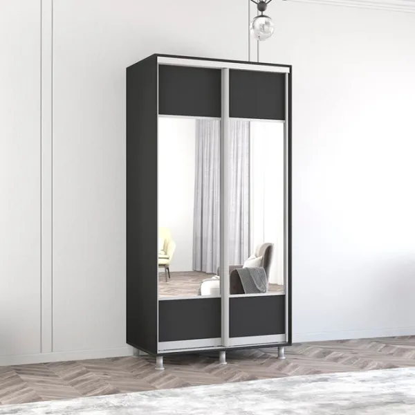 Dulap Mobildor-Lux Aron 120 x 60 x 200 / PAL / Antracit photo 2