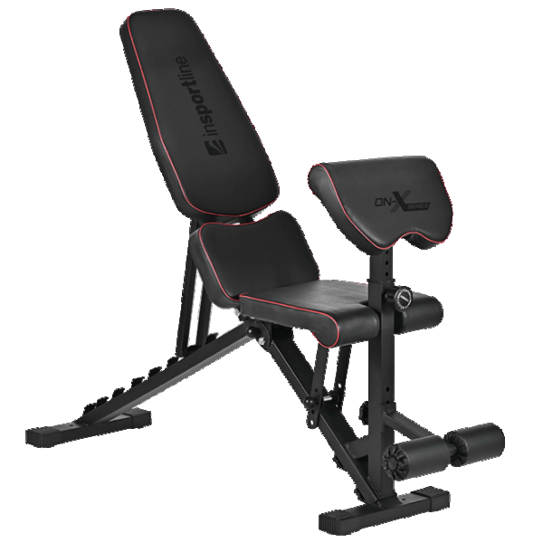 Bancă fitness Insportline ON-X AB10 Antrenamente de forță / Black photo 1