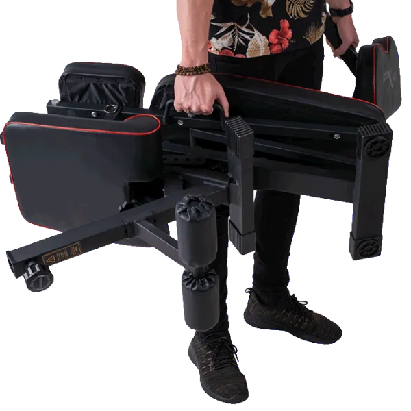 Bancă fitness Insportline ON-X AB10 Antrenamente de forță / Black photo 4